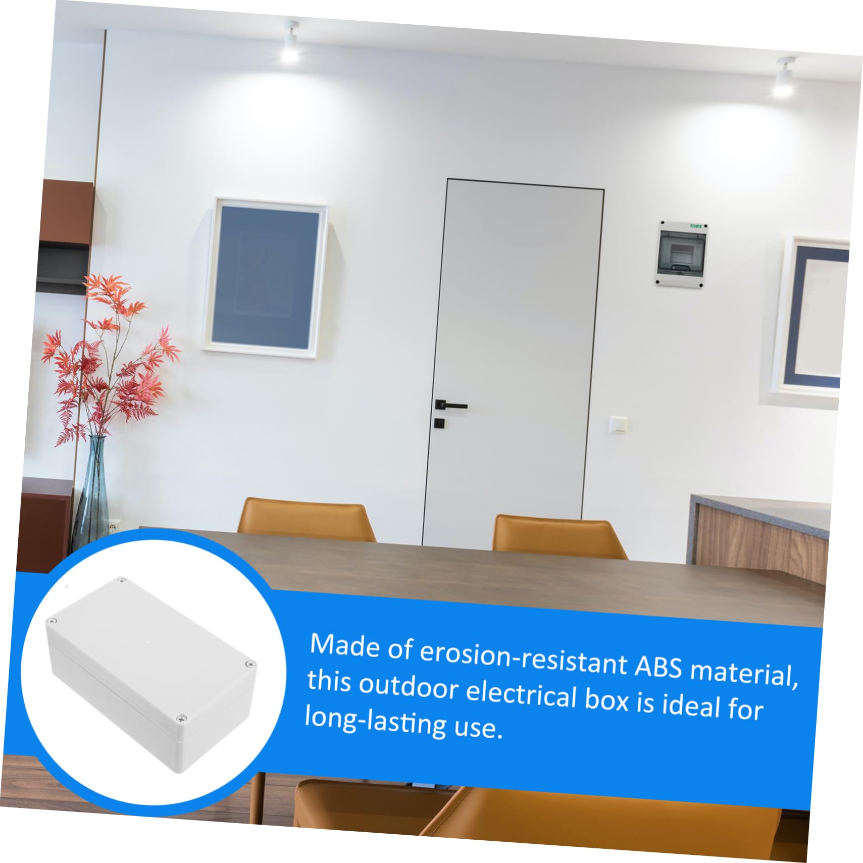 Gatuida Boîte De 4 Pièces Coffret électrique étanche coffret électrique extérieur boitier derivation electrique électriques câble boîte de distribution boîte de disjoncteur f2
