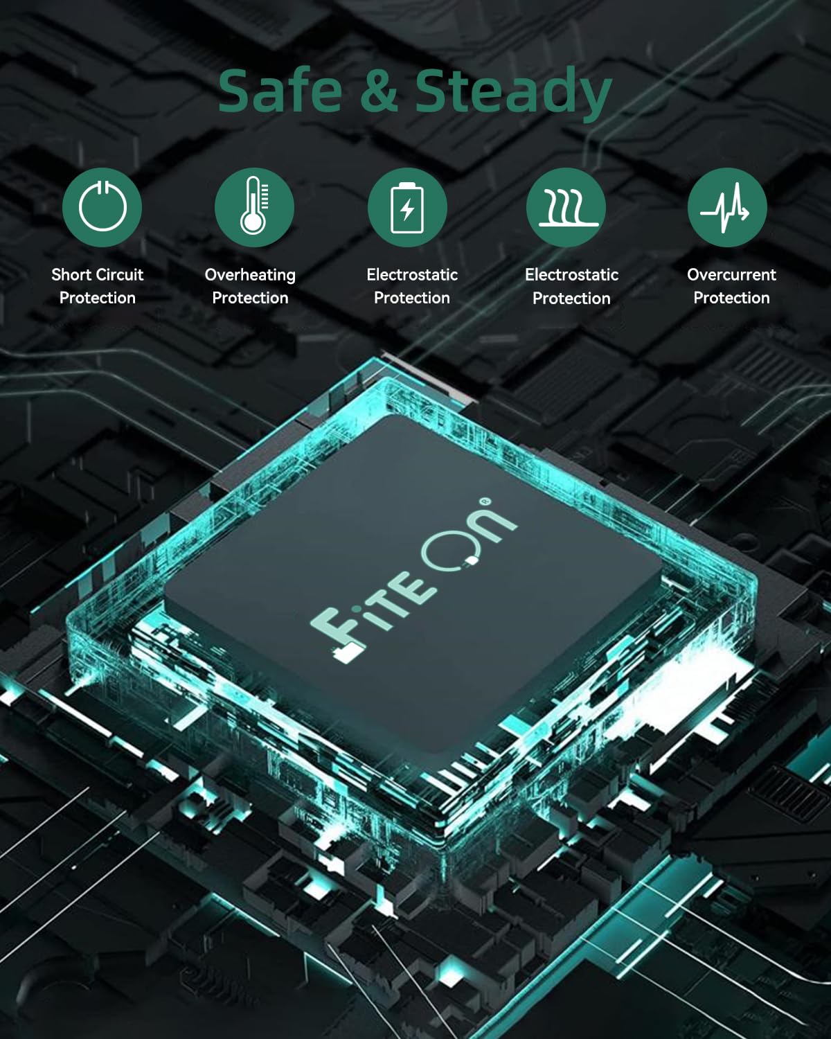 FITE ON Power Adapter 42V 2A Compatible with Bird,Lime,Lime-S, Skip, Spin, M365; Replacement for Bird Charger & Lime Charger