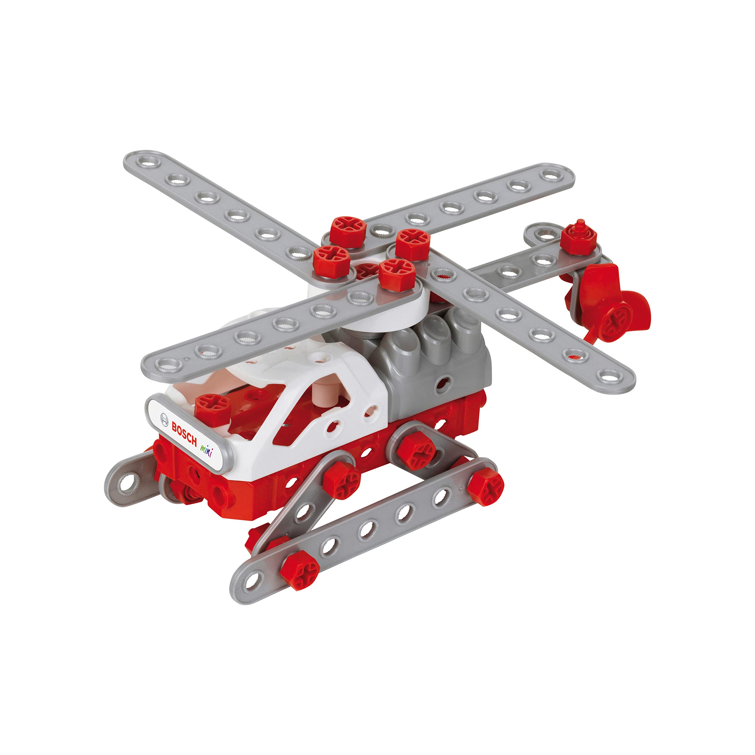 Theo Klein 8791 Bosch 3 en 1 Set de construction Helicopter Team Pour construire différents engins aériens Fiches de construction pour trois modèles différents Jouet pour enfants à partir de trois ans