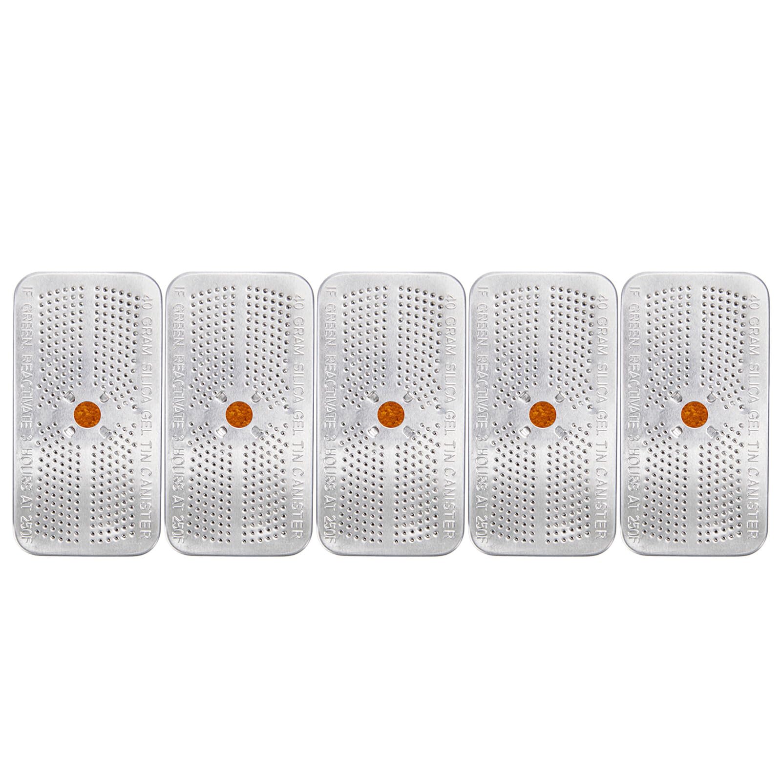 5 Pezzi Essiccante in Gel di Silice Indicatore, 40g