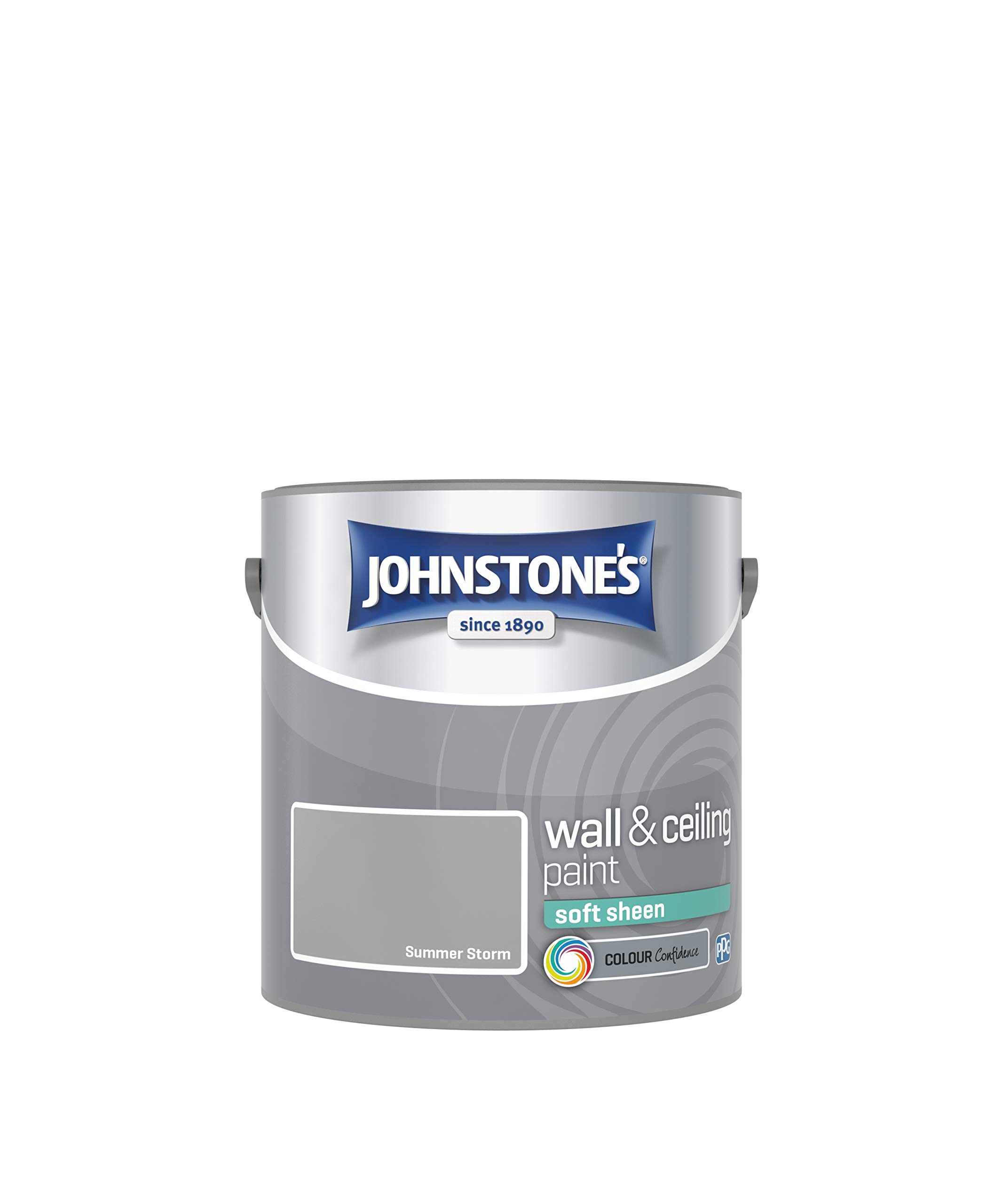 Johnstone's Wall & Ceiling Summer Storm Soft Sheen Paint2.5L from B&Q