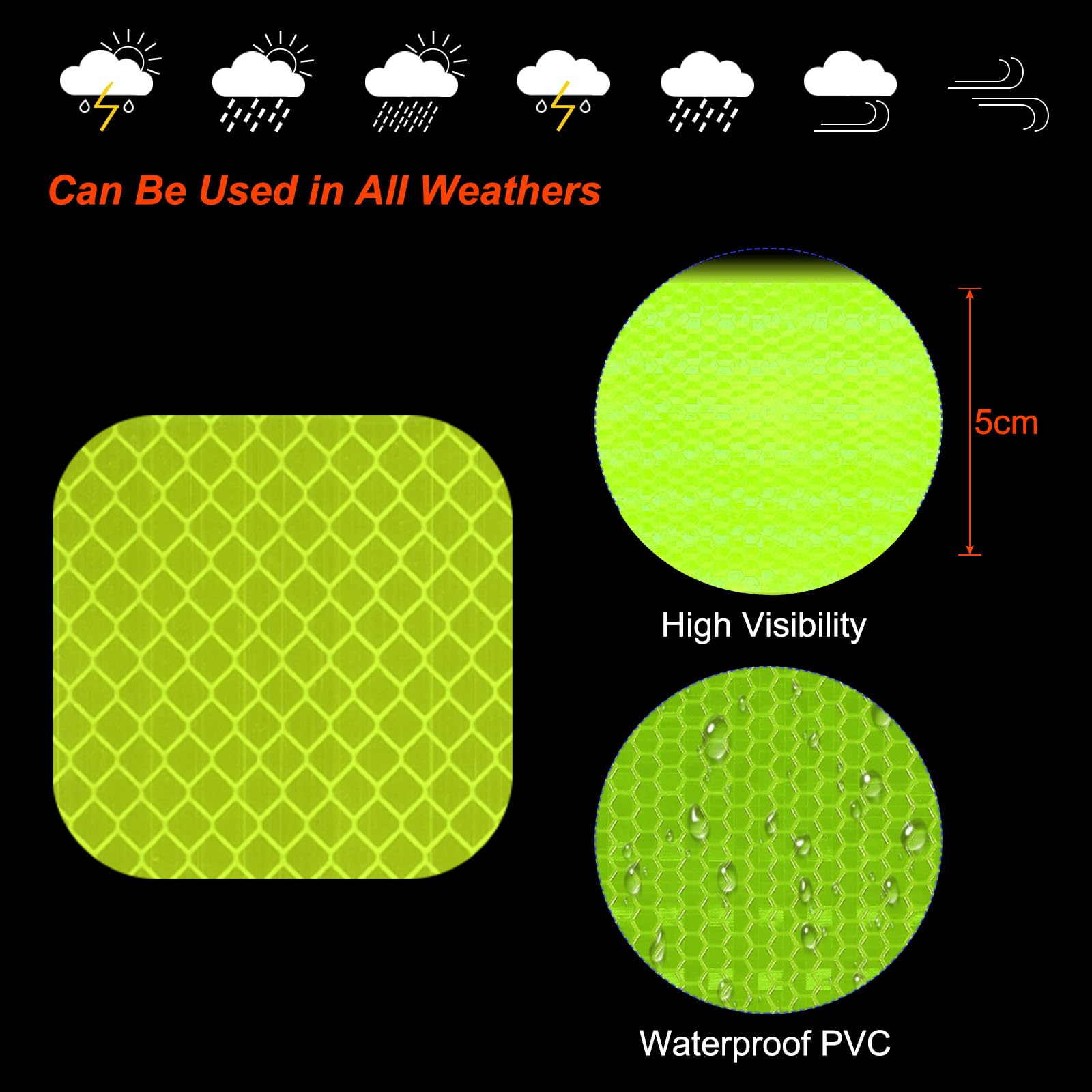 PATIKIL Reflective Stickers - Image 3
