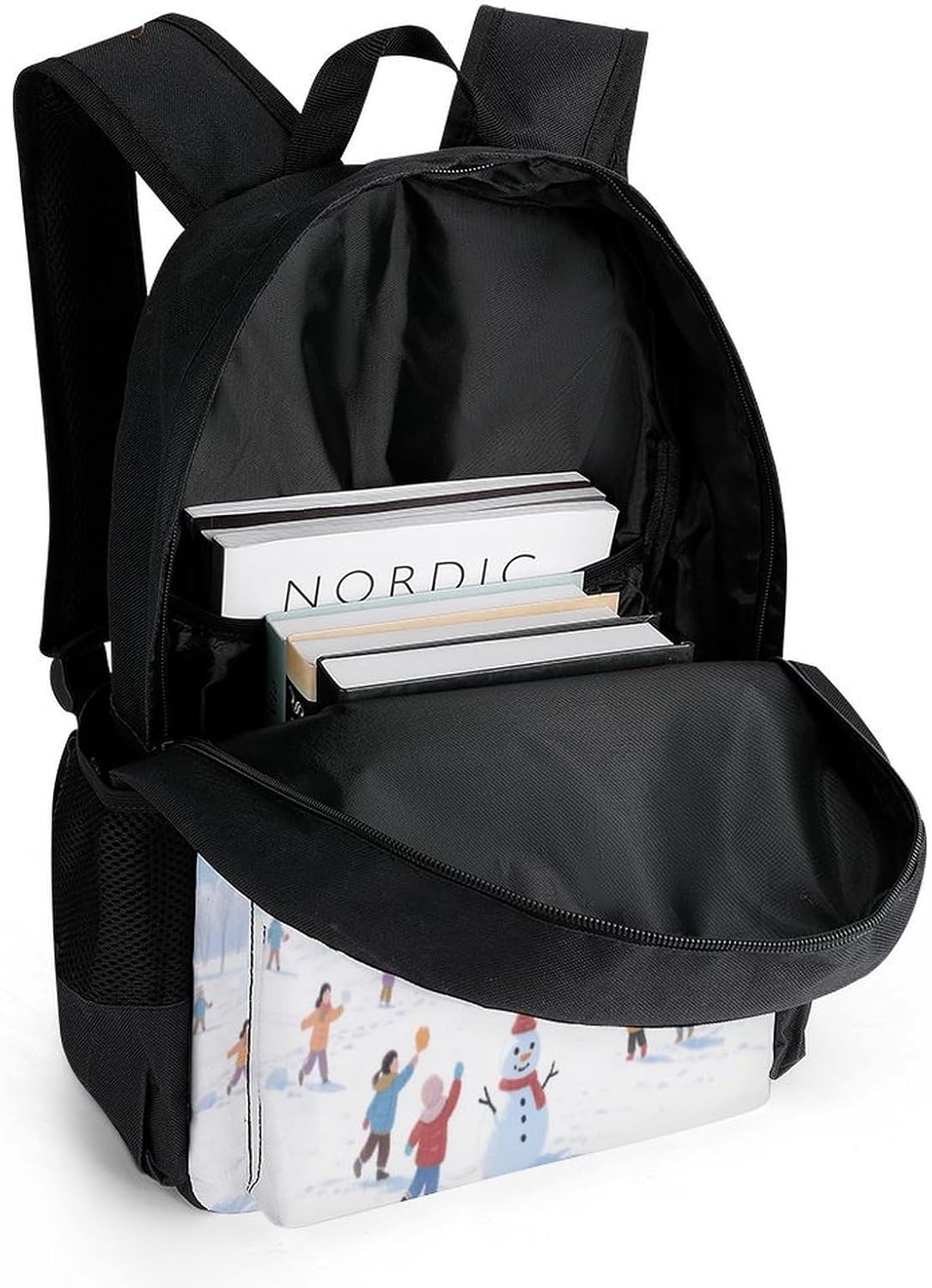 Ice Castle Backpack Daypack Travel Backpack | Lightweight Casual Laptop Backpack for Women Men Aesthetic Travel Bag for Weekender Business Hiking Outdoor