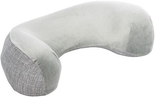 Miniatura 2 de Ergobaby Funda de almohada de lactancia natural curva, gris jaspeado
