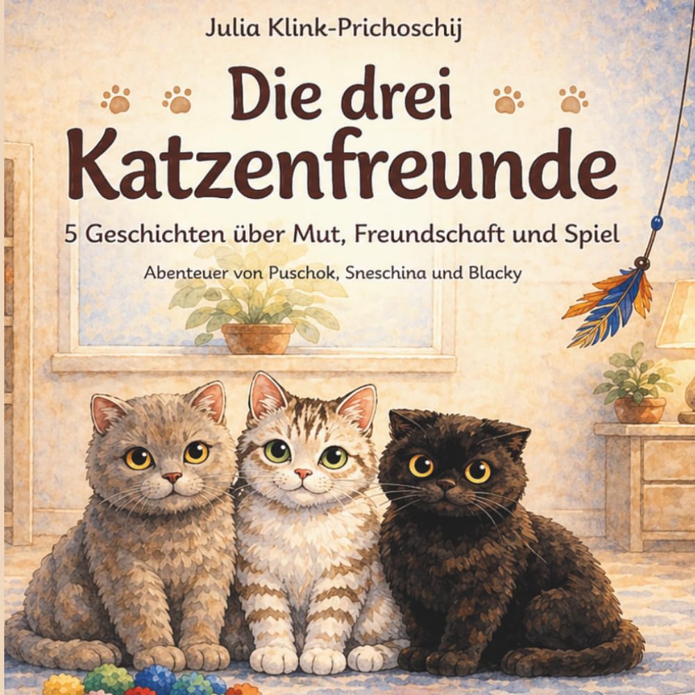 Die drei Katzenfreunde: 5 Geschichten über Mut, Freundschaft und Spiel