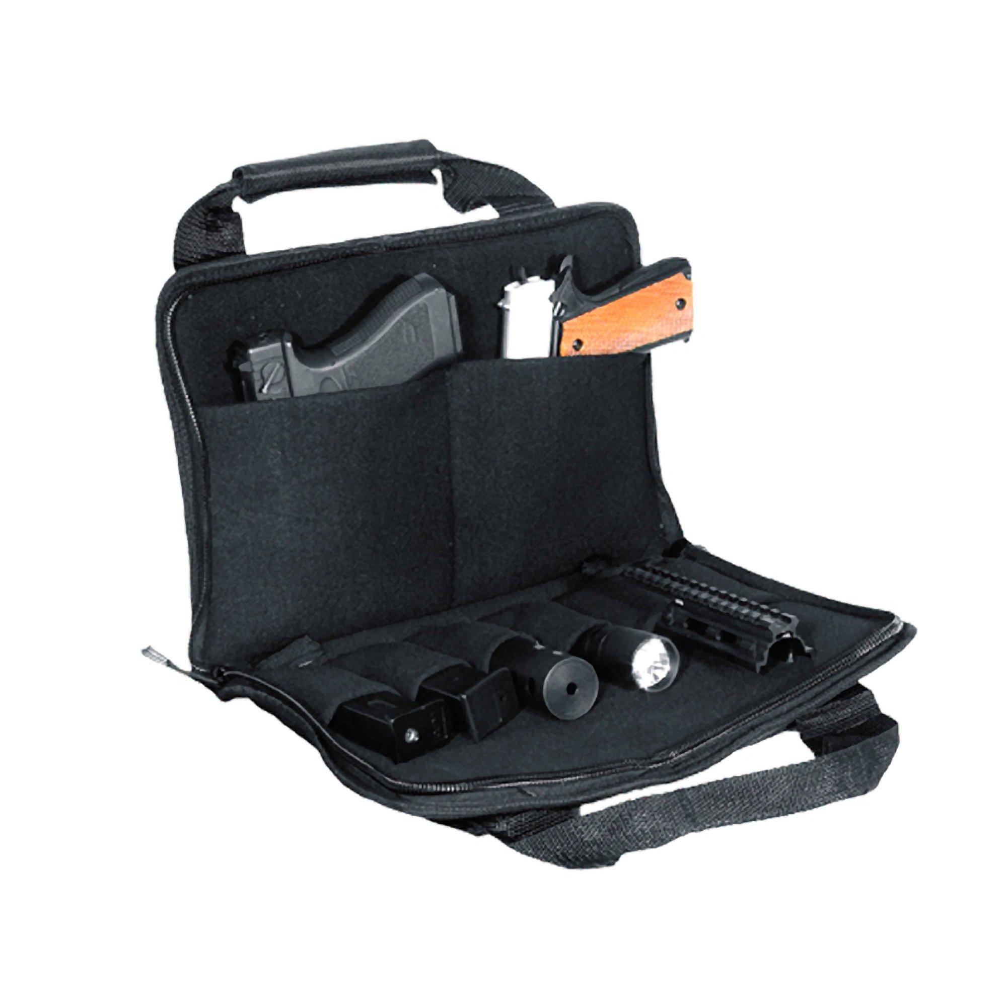 UTG - Custodia per Pistole Deluxe, con Doppia Imbottitura, Nero