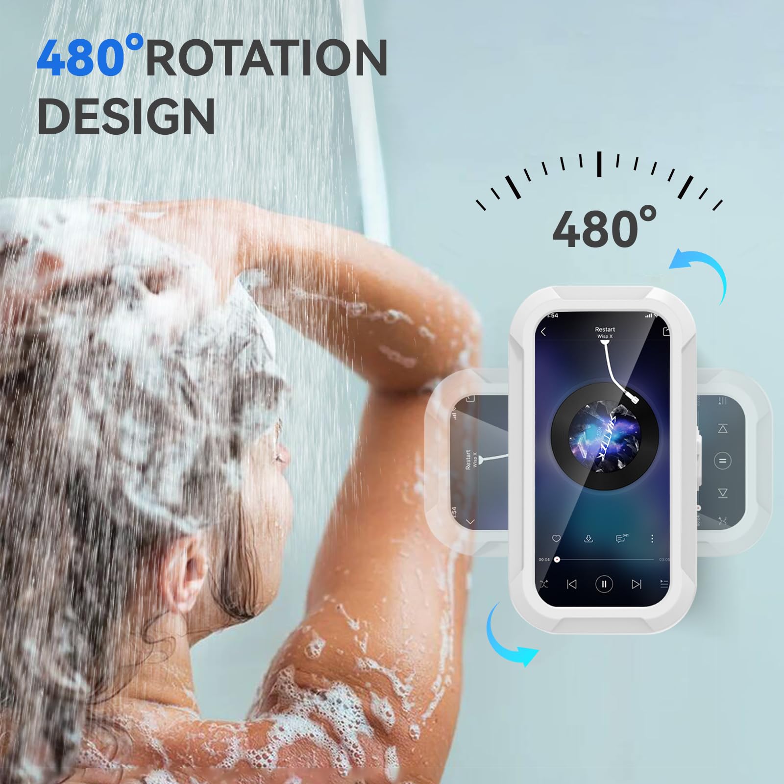 Shower Phone Holder Waterproof Dayinkes Waterproof Shower Phone