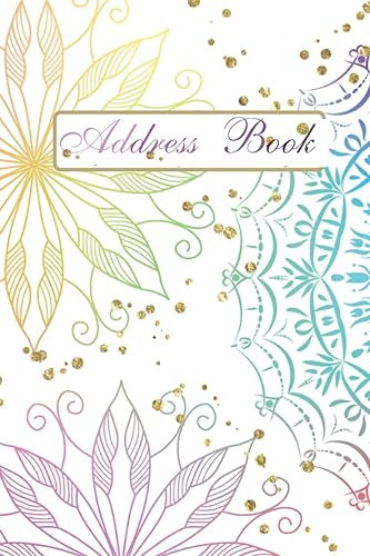 Address Book: address books with alphabet tabs a5 . telephone address &amp; birthday book with tabs . telephone address book small .address book with birthday section . size 6 x 9 in