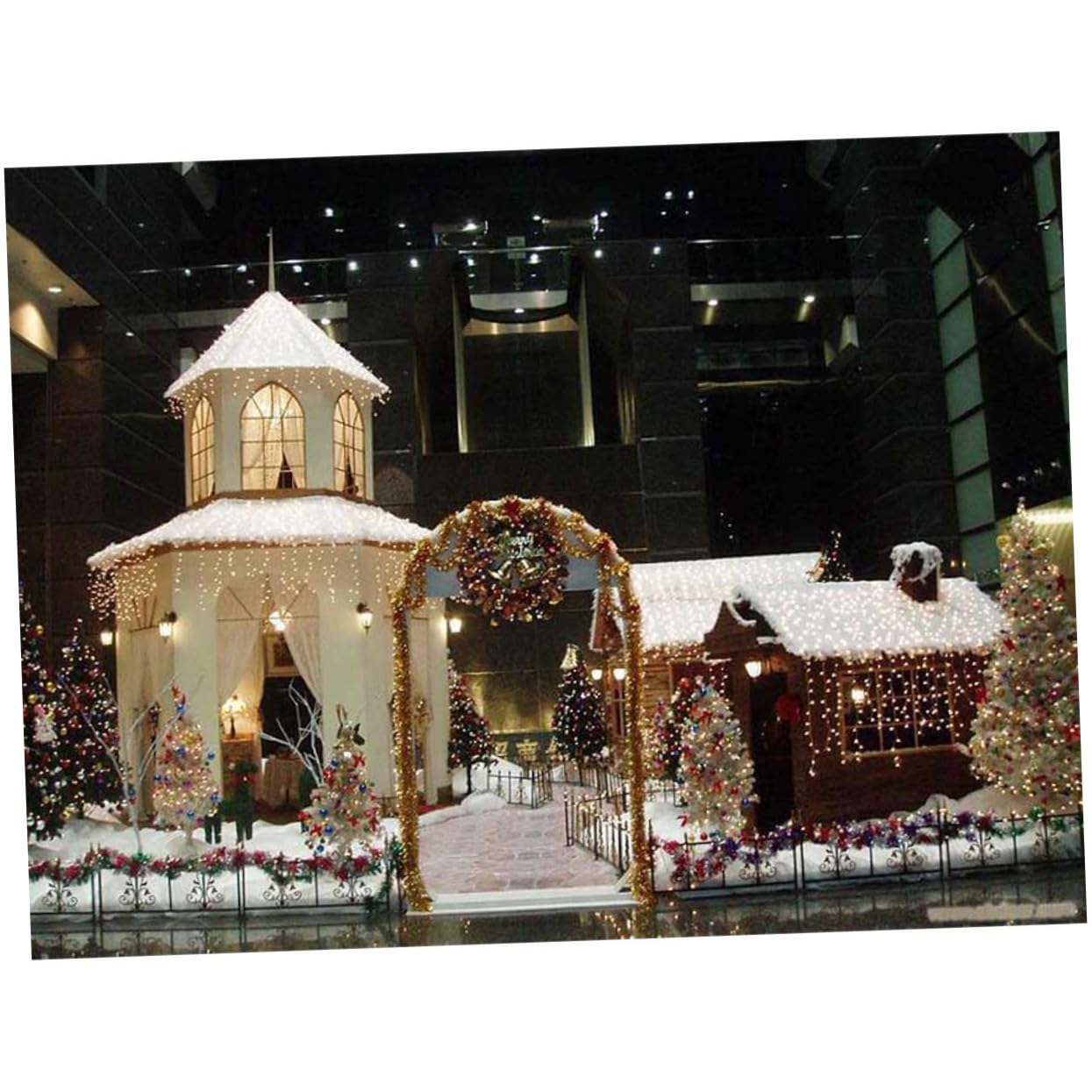 PRETYZOOM Neige Artificielle Blanche 500g pour Décorations de Noël et Anniversaires en Thème, Matériau Pet, Aucun Mélange Nécessaire