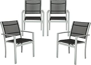 Amazon.es: Sillas De Terraza Madera Y Aluminio