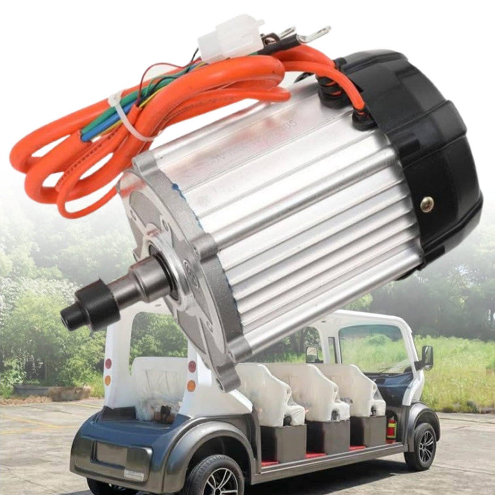 MhWrughts Permanent Magnet Motor Brushless DC Design High Speed 4000RPM 48V-72V 1000W-2000W for Go Kart ATV E-Tricycle Projects 72v-1200w