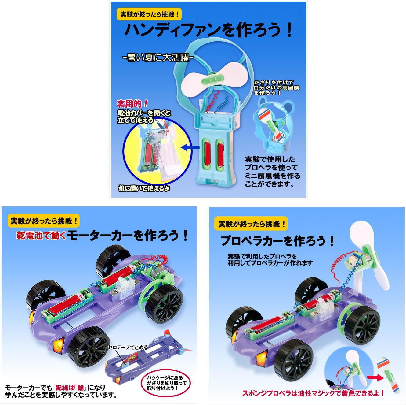 Amazon.co.jp: 電気のはたらきFC ファン＆カー 小学4年生 理科教材