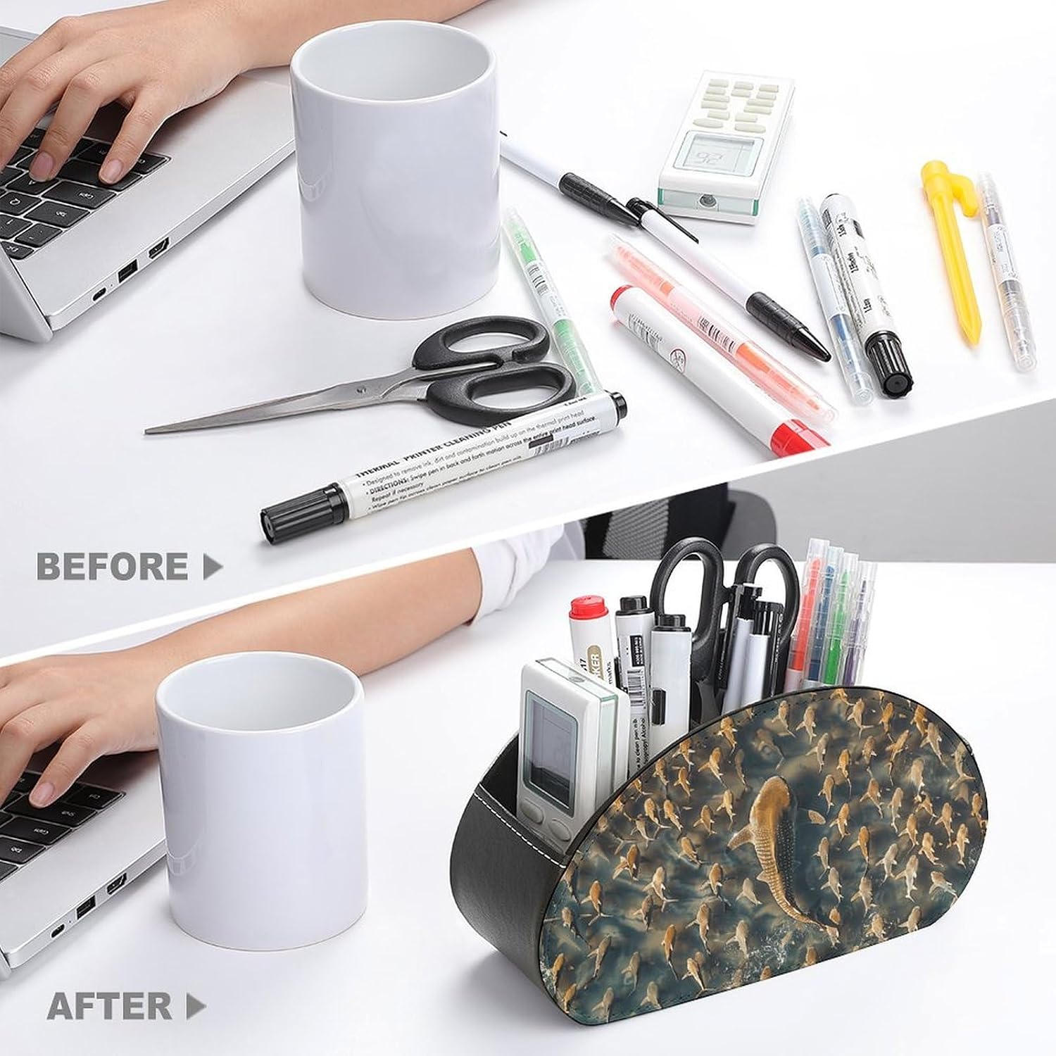 Fish Remote Control Holder with 5 Compartments image 3