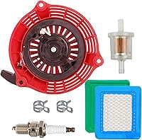 Vista 1 de HIFROM Kit de filtro de aire de arranque de retroceso compatible con Honda GCV135 GCV160 GC135 GC160 EN2000 HRB216 HRC216 HRR216 HRS216 HRT216