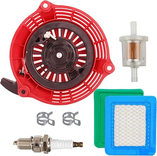 HIFROM Kit de filtro de aire de arranque de retroceso compatible con Honda GCV135 GCV160 GC135 GC160 EN2000 HRB216 HRC216 HRR216 HRS216 HRT216
