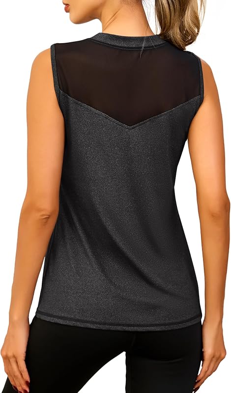 Canotta Sportiva Donna Top Senza Maniche Palestra Canotte Donna Fitness Yoga Corsa