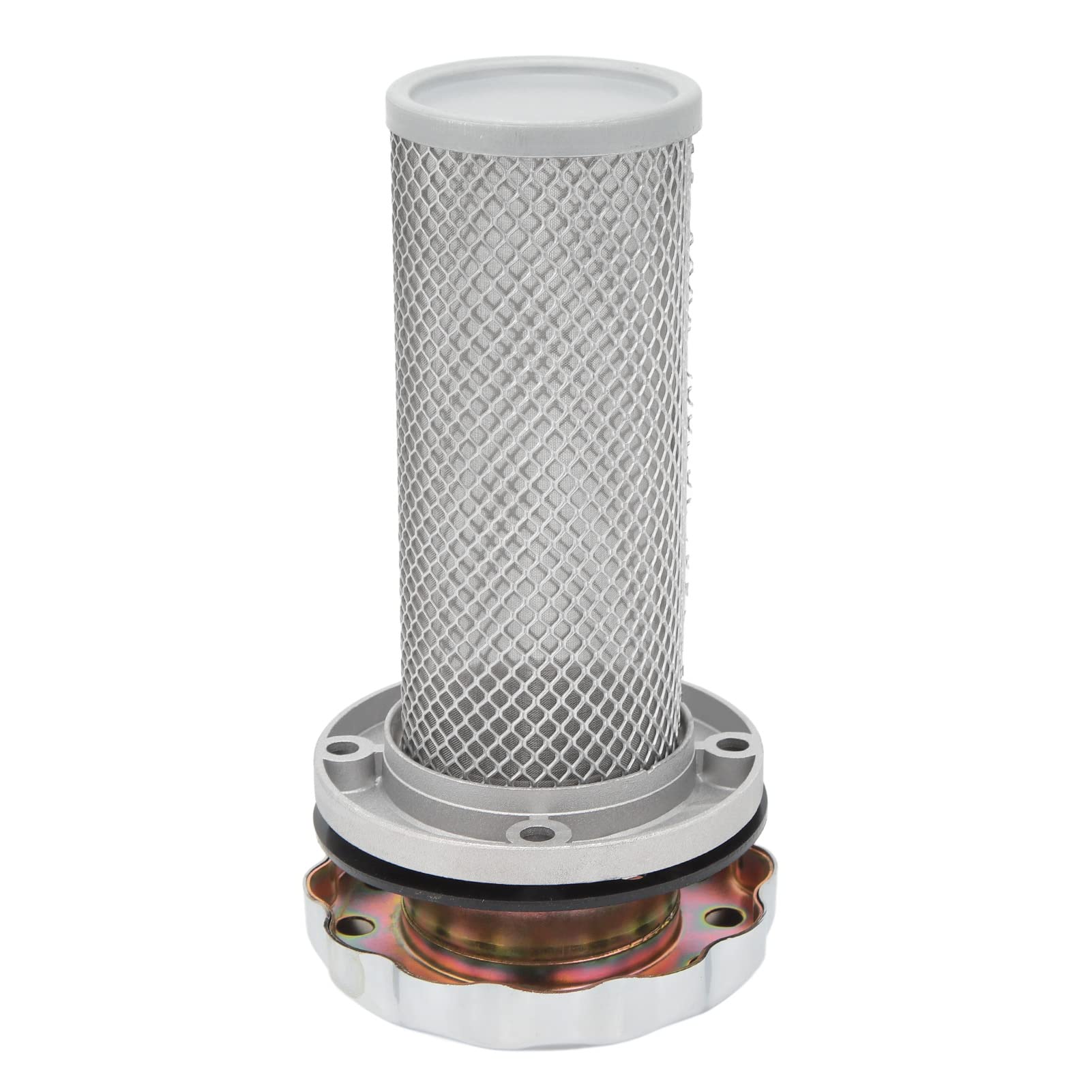 Reniflard hydraulique en acier inoxydable pour réservoirs de fioul avec tamis fin – Filtre à air amovible avec 4 vis pour industries métallurgiques, pétrolières et chimiques –