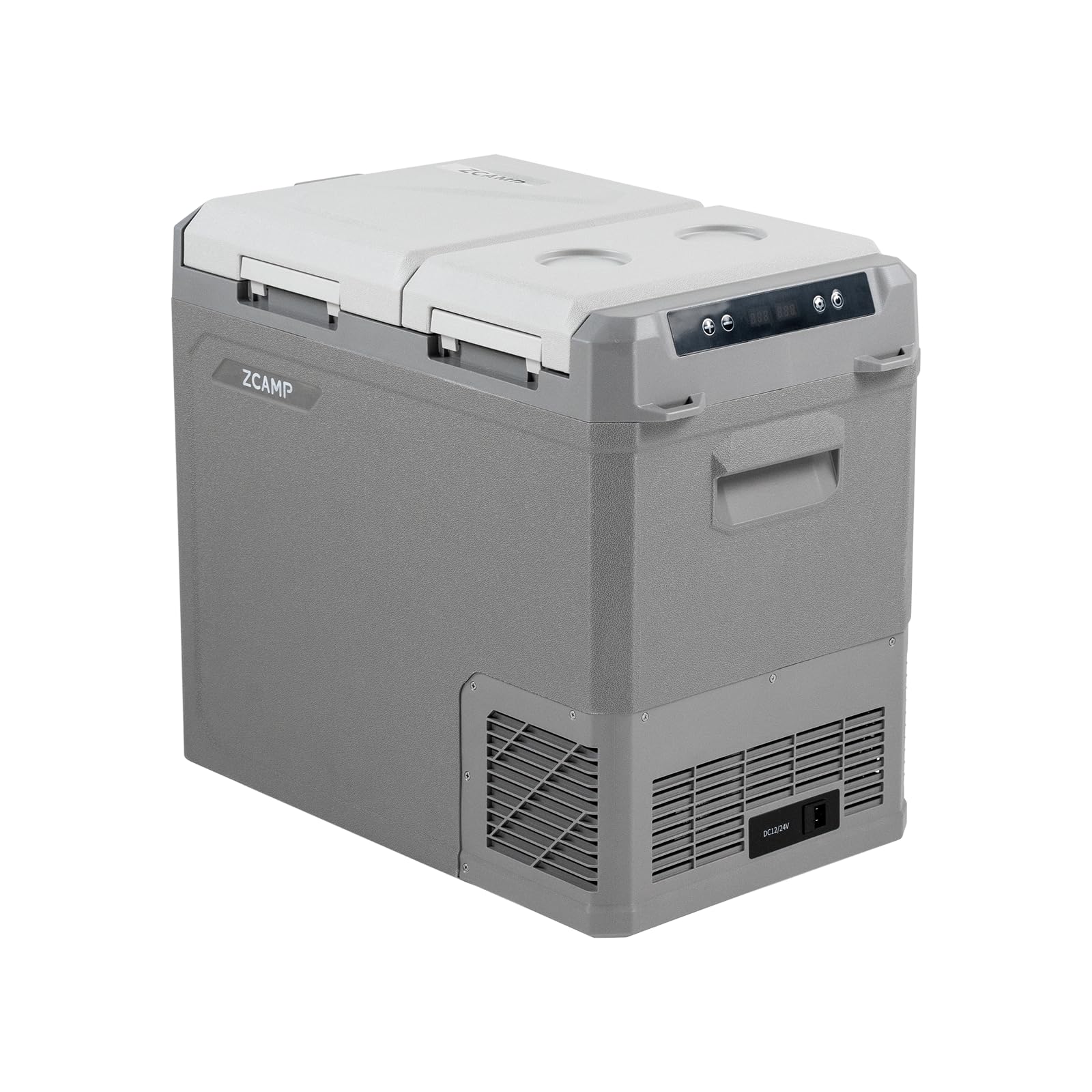 zcamp GES55 1.4 cu ft Compact Freezer Grey