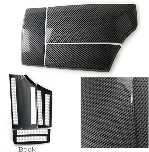 Miniatura 6 de Para BMW Serie 5 E60 E61 2004-2010 Color de fibra de carbono Interior del coche Centro Apoyabrazos Caja Cubierta de la Consola Caja de