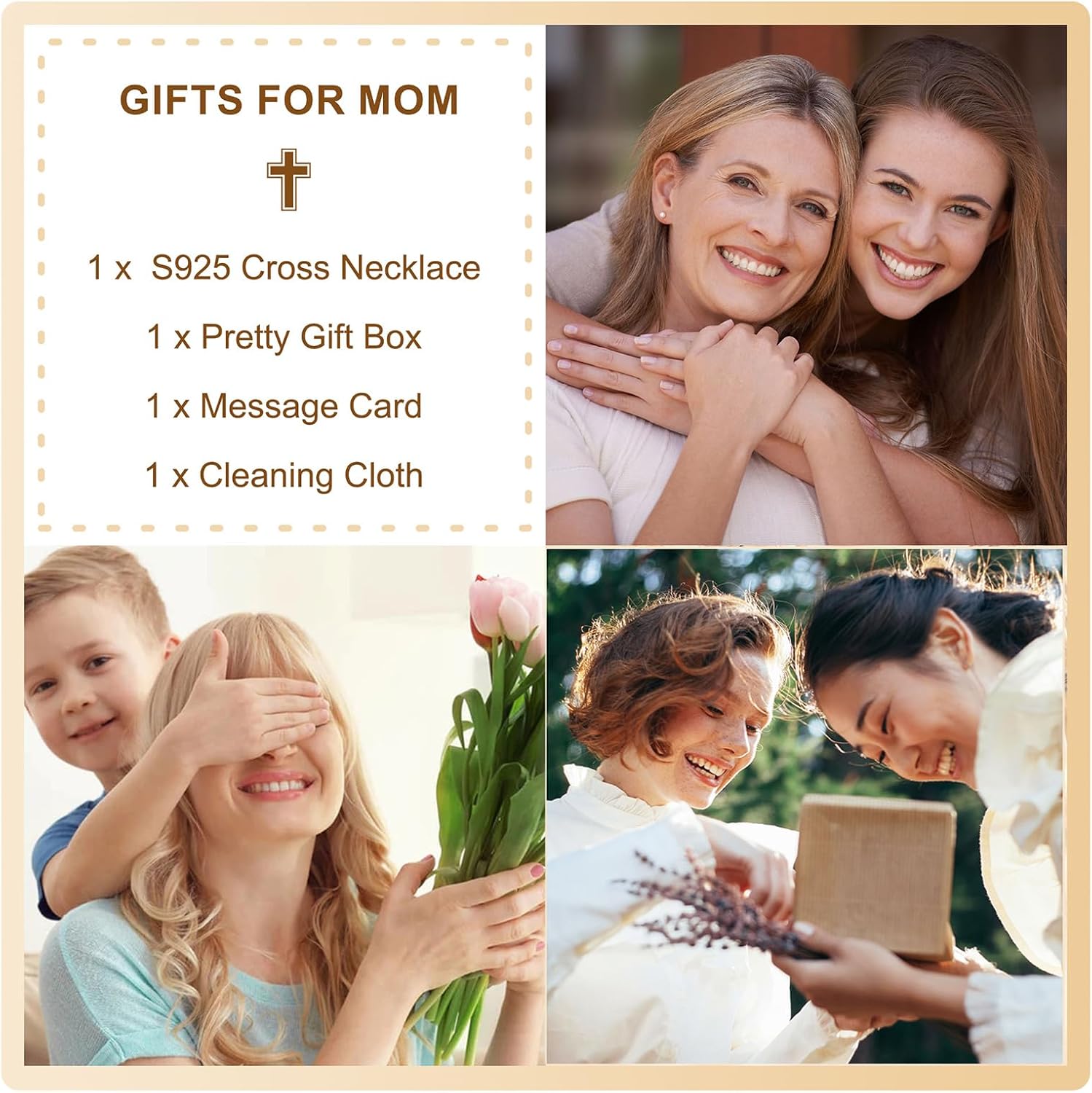 925 Sterling Silver Small Cross Necklace for Girls - Mini Faith Cross Chain Necklaces for Kids Small Dainty Pendant Jewelry Gifts for Teenager, Easter First Communion Baptism Birthday - Image 7