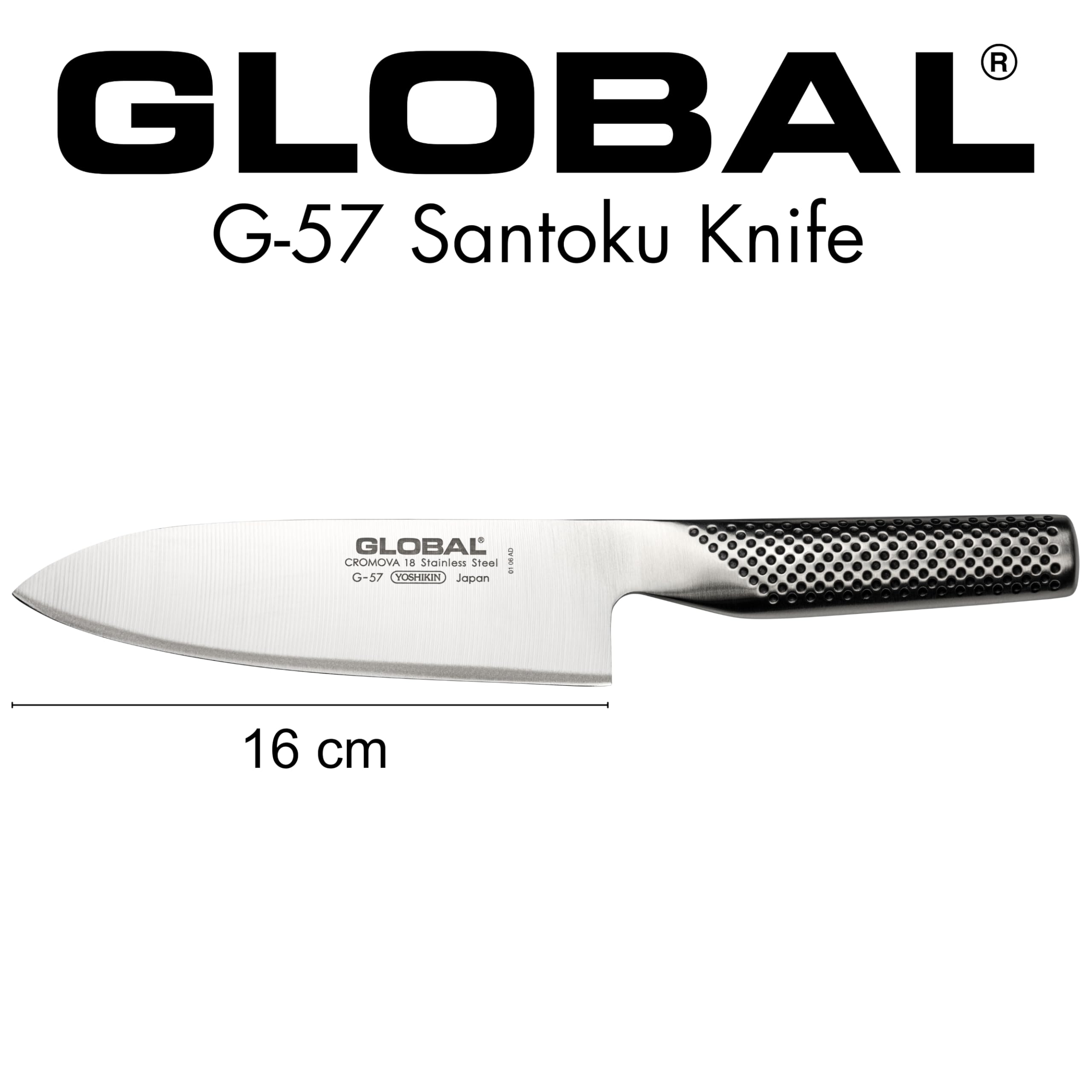 GLOBAL 三徳包丁 G57 新品未使用 GLOBAL グローバル 三徳包丁 16cm G-57