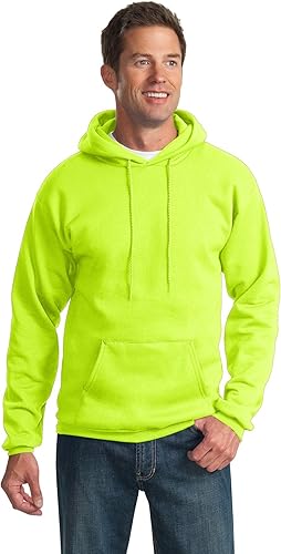 Port & Company PC90H Sudadera con capucha - Verde de seguridad - XL, Verde (SAFETY GREEN)