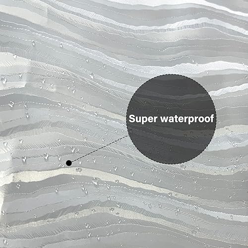 Vista 177 de Forro de plástico para ducha, forro de cortina de ducha de PEVA 4G de alta calidad con ojales inoxidables y 3 imanes pesados, cortinas de ducha