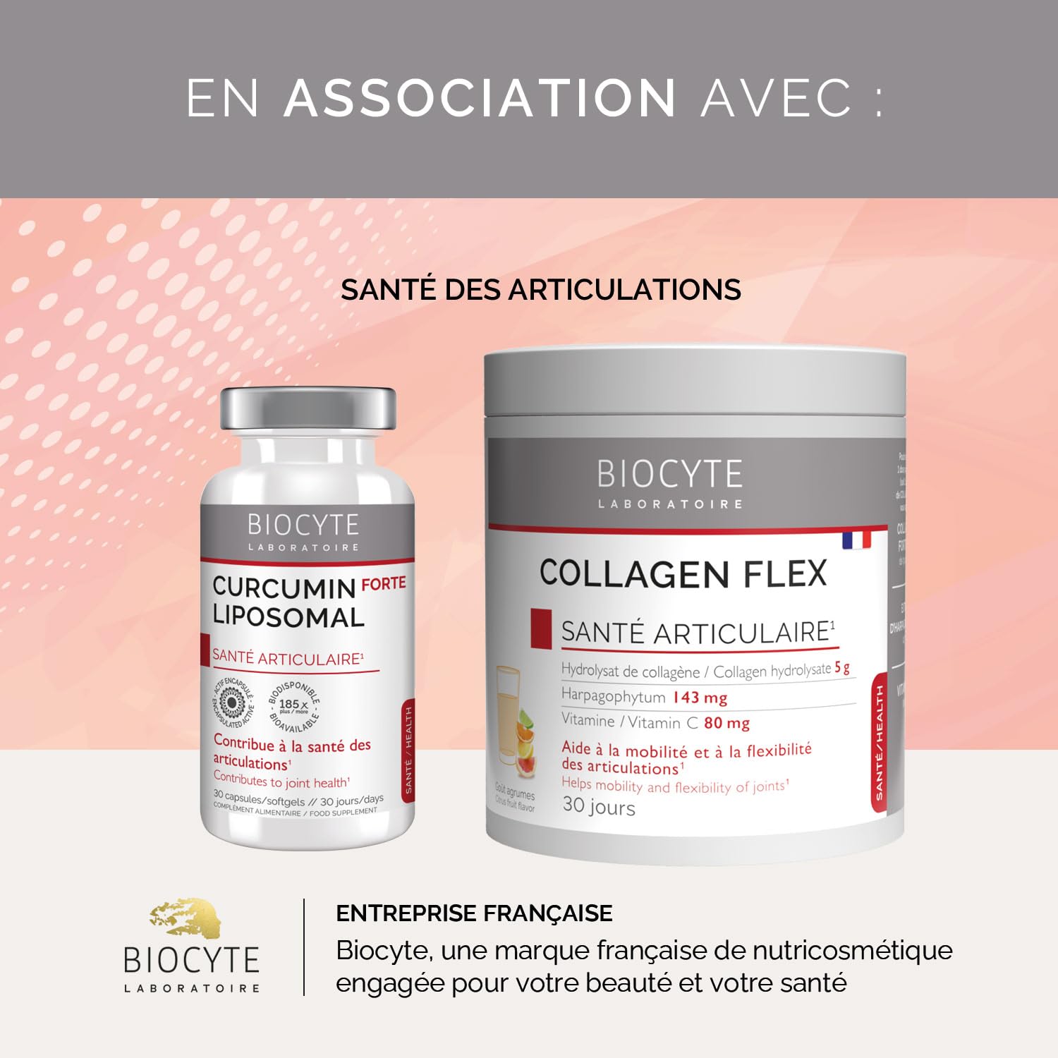BIOCYTE Collagen Muscle Relax - Complément Alimentaire Décontractant Musculaire, Relaxation - Collagène, PEA, Magnésium et Vitamine B6 45 Gélules - Poudre 220 g - 20 jours de prise