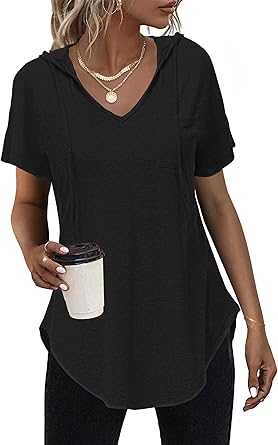 Plus Size Blouse For Women Women's Short Sleeve Tunic Loose Tops Casual Pleated Button Down Summer T Shirts Dressy Shirts