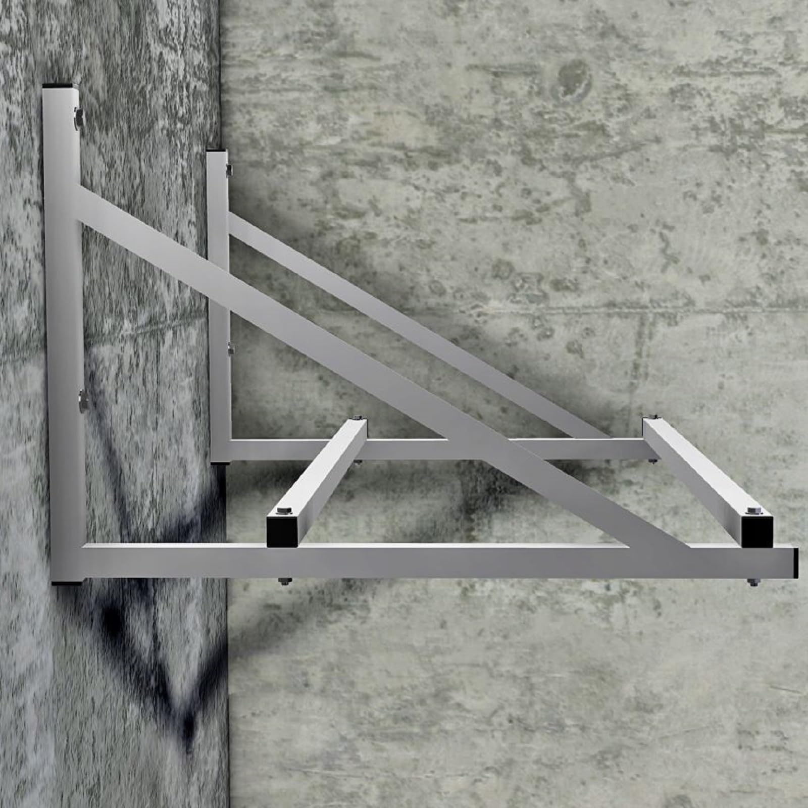 QLS Portapneumatici per 4 Ruote 100 kg Alluminio Argento