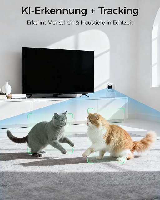 Foto 5 de 8 de Woox Cámara de seguridad para interiores, 2K, Wi-Fi de 360°
