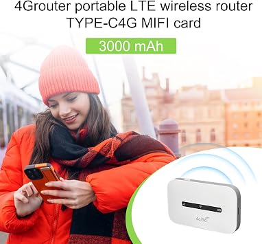 Wireless Hotspot Router Mobile Wifi Hotspot, Travel Router | Small Compact, Card Slot for Work, Study, Entertainment