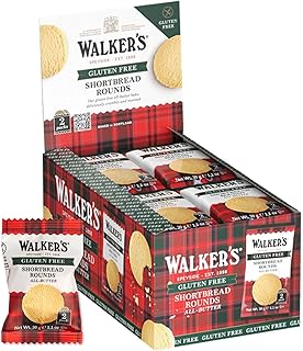 Walker’s All-Butter Shortbread Rounds, Gluten Free Cookies - Individuall...