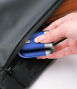Mini Dual-Head Electric Shaver, Upgraded Pocket Shaver USB Shavers, Mini Portable Electric Shavers, Washable Double Head Razor, for Home, Car (Gray)