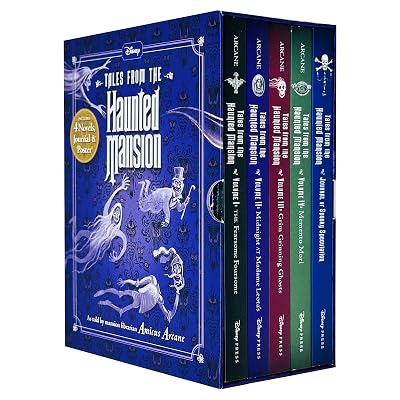 Tales From The Haunted Mansion Series Volume 1-4 Books Collection Set with Journal of Spooky Speculation (Fearsome Foursome, Midnight At Madame Leota's, Grim Grinning Ghosts & Memento Mori)