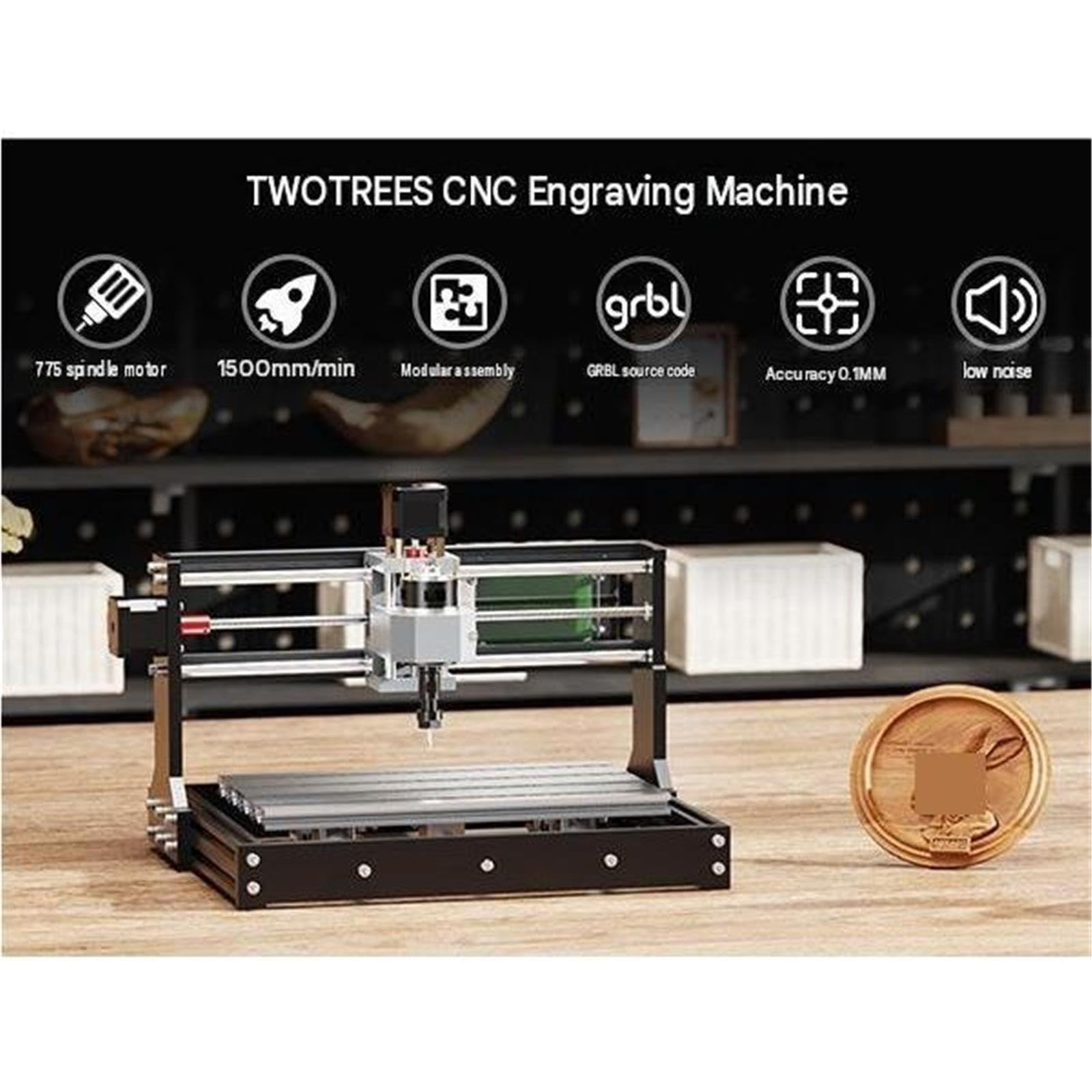 Fraise CNC3018, Petite Gravure Et Découpe CNC De Bureau Portables