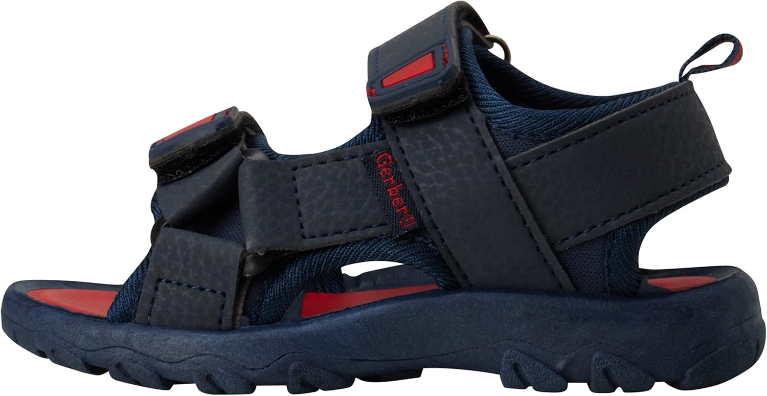  | Gerber Baby Boys' Sandals - Adjustable Summer Sports Sandals (Infant/Toddler) | Sandals