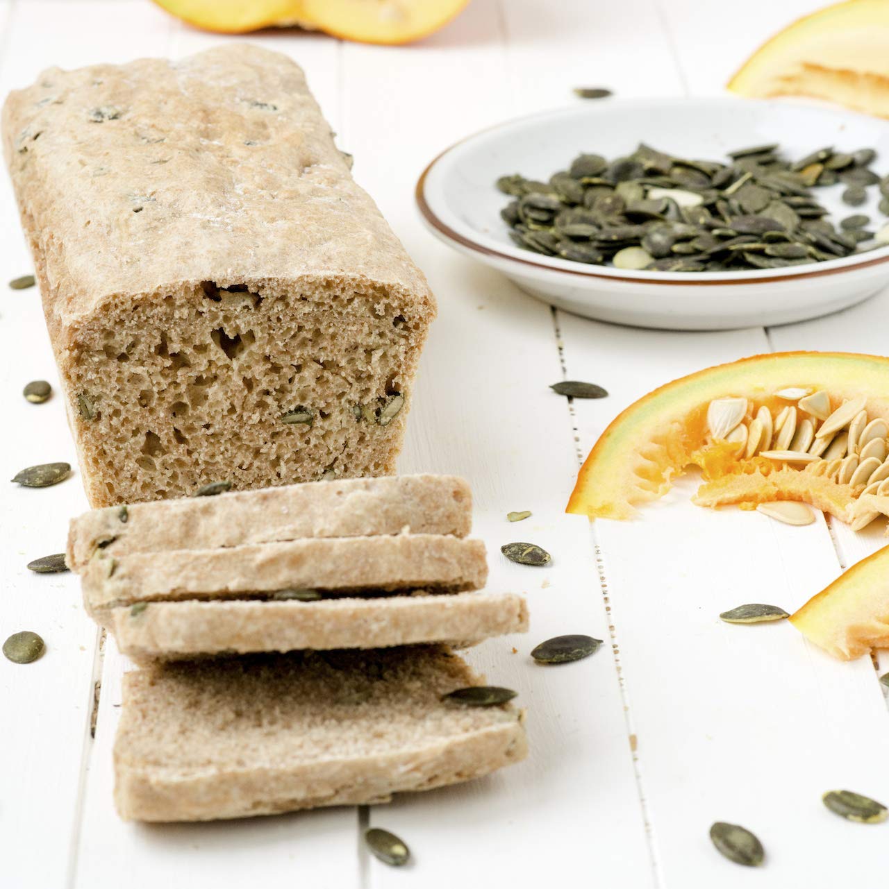 10er Pack Bio Brot Backmischung Dinkelbrot "Dinkelkürbis" 850g je Brot - vegan