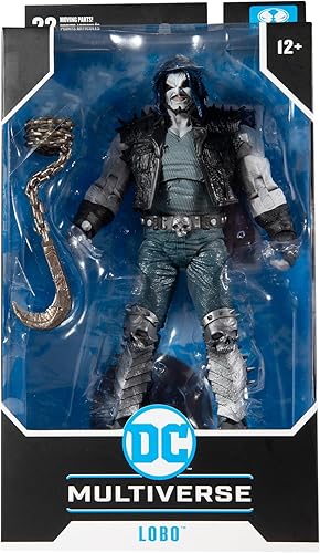 Miniatura 4 de McFarlane Toys DC Multiverse Lobo (DC Rebirth) Figura de acción de 7 pulgadas con accesorios