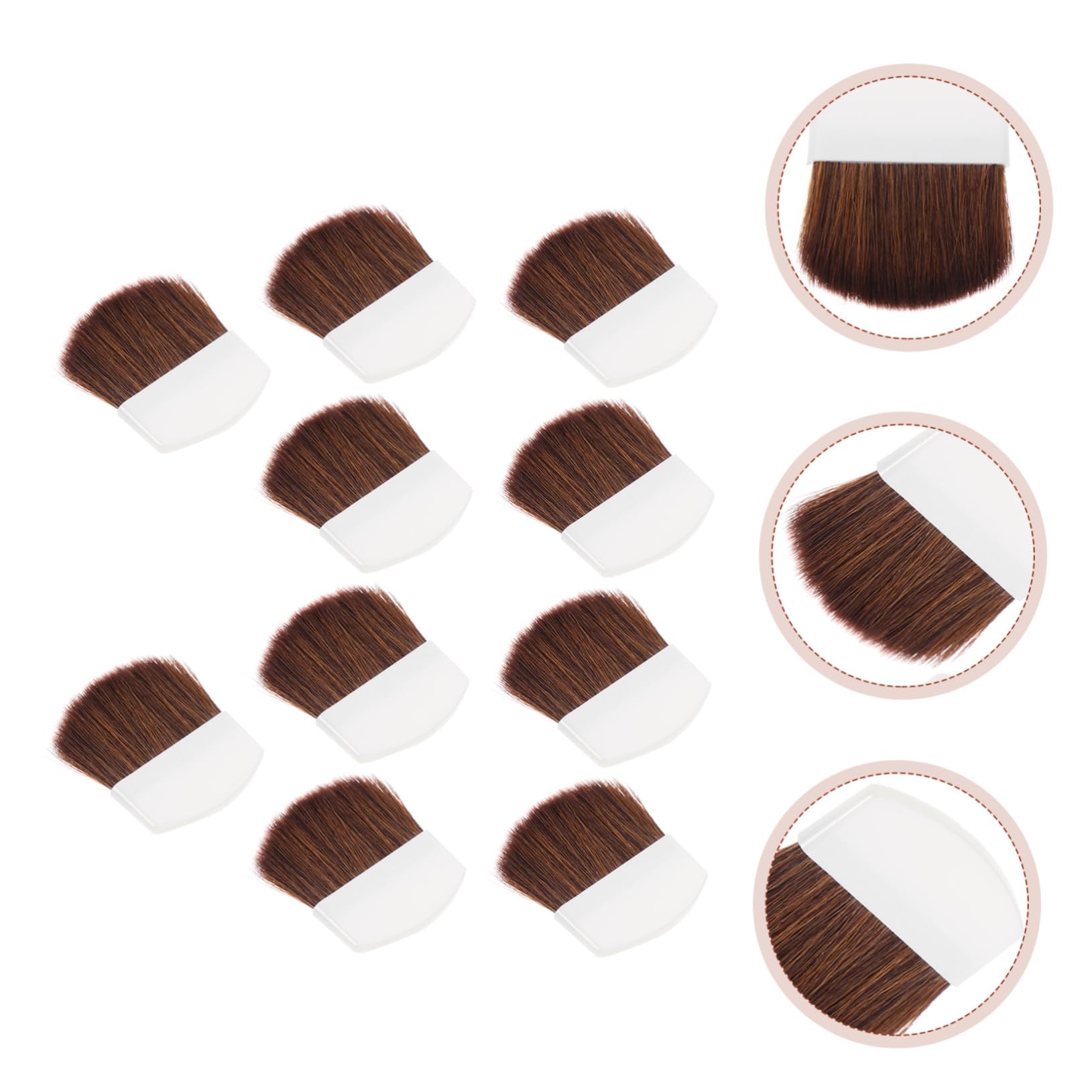 Lurrose 50pezzi Pennelli Da Disegno Portatili Pennelli Resistente All Usura Setole Morbide Per Artisti Per Pittura Pareti Facili Da Pulire
