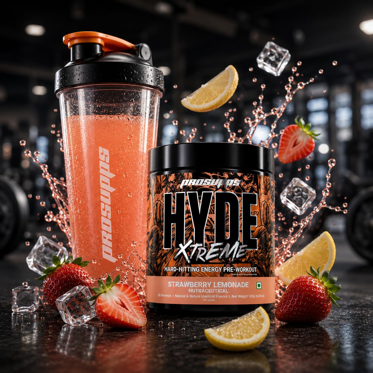 ProSupps Hyde Xtreme Strawberry Lemonade High Stim Pre Workout, 30 Servings — Amazon image 4