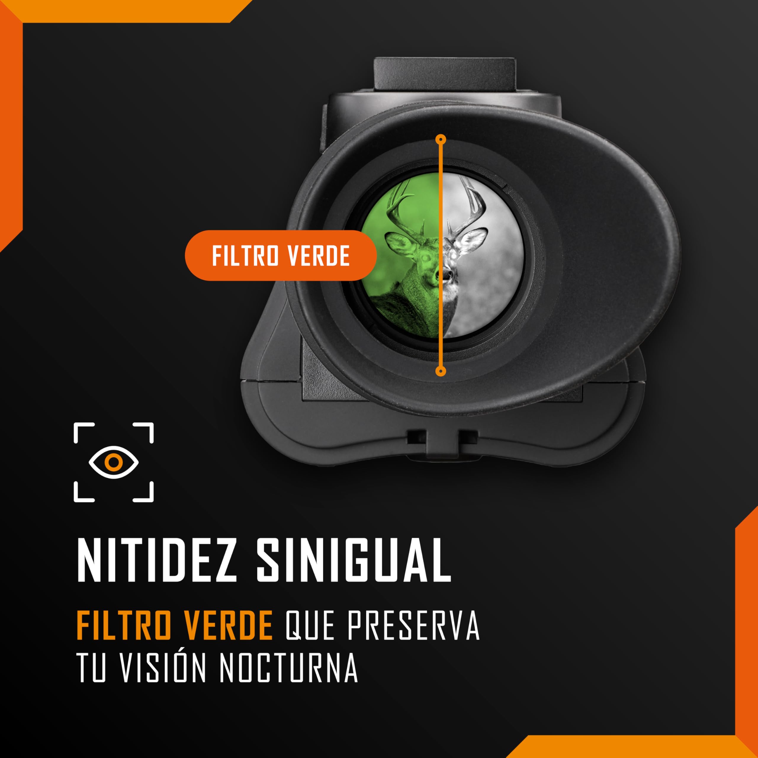 Night Vision Monocular - Nightfox Prowl, HD Recording, 32GB, 1x Magnification, Head Mounted, 54° Wide FOV, Dual IR 850 & 940nm, Airsoft NVG for Helmet