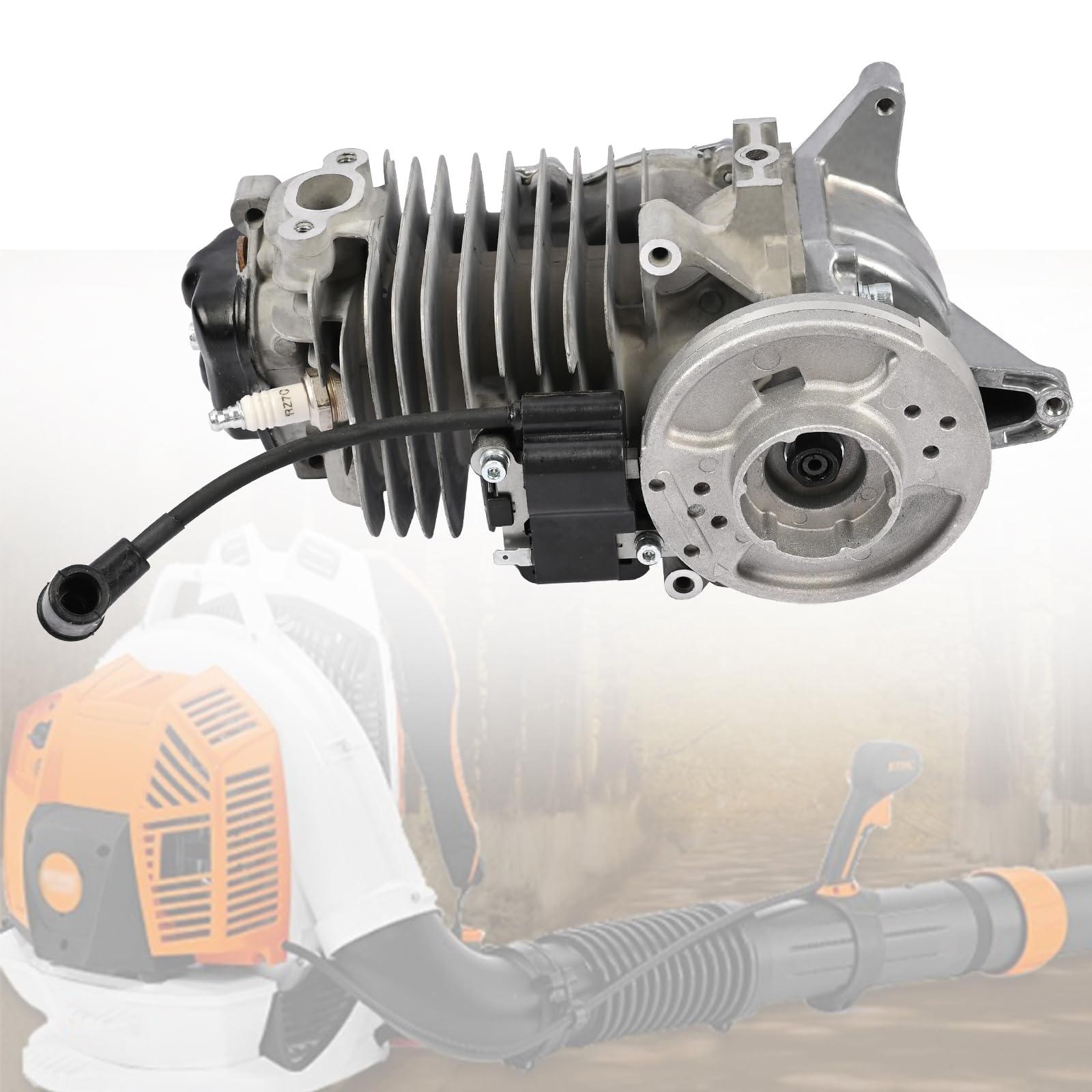 Photo 1 of Promrmr Engine Shortblock Assembly 4283 020 0200 Compatible with Stihl BR800 BR800X BR800C Backpack Blowers Repalce 4283-020-0200