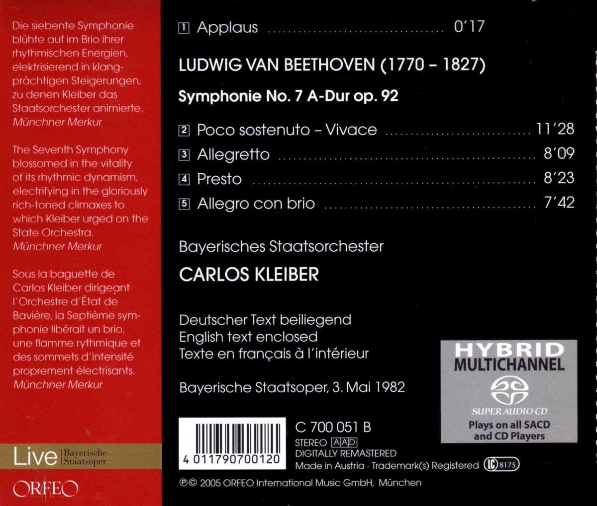Symphonie N 7