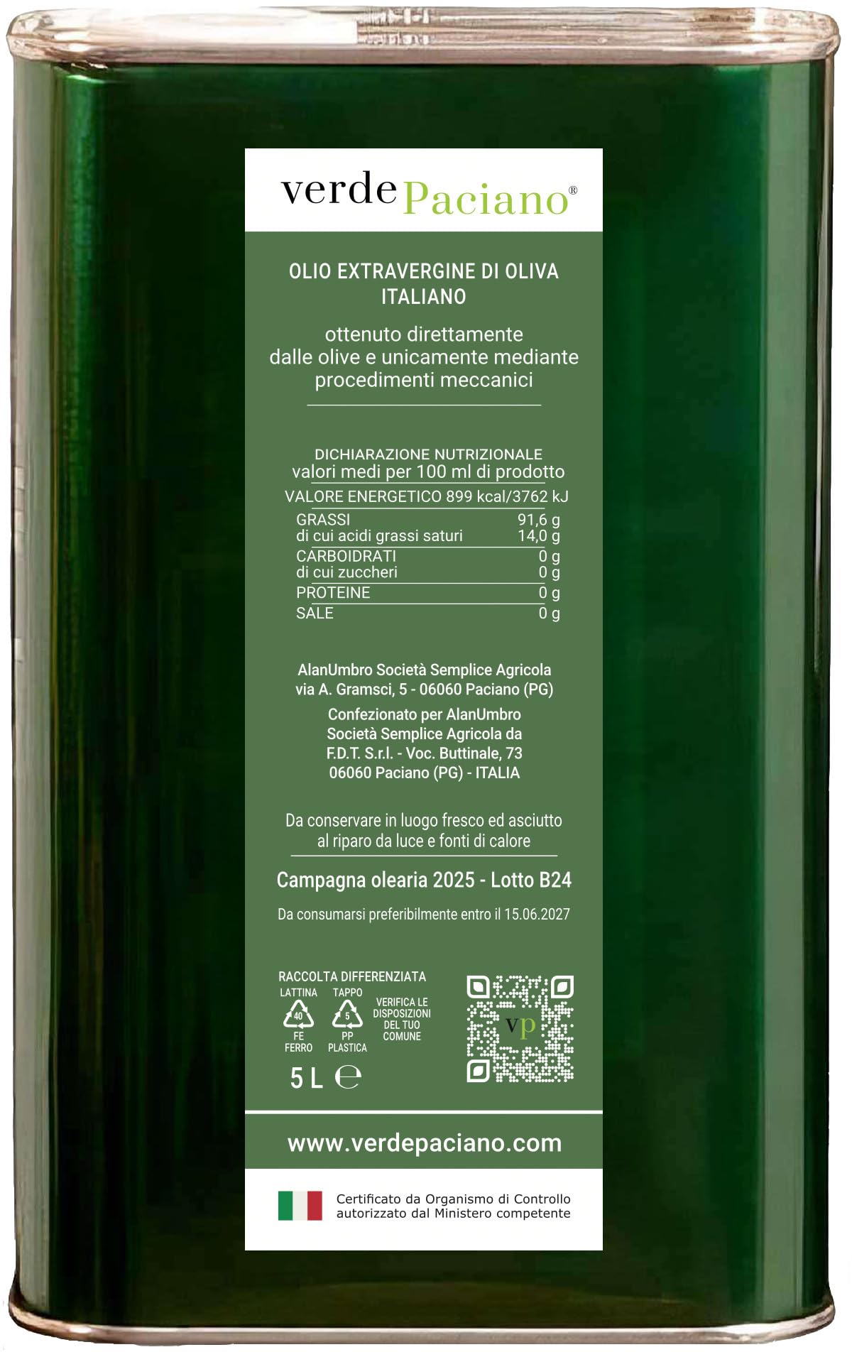 Olio Nuovo 2025/26: EVO DOP Umbria Colli del Trasimeno