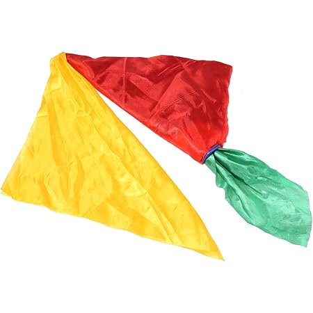 Amazon 手品 シルク マジック用 スカーフ トリック 舞台 魔法ハンカチ シルク 色変更 4色 魔法道具 マジック 手品 おもちゃ