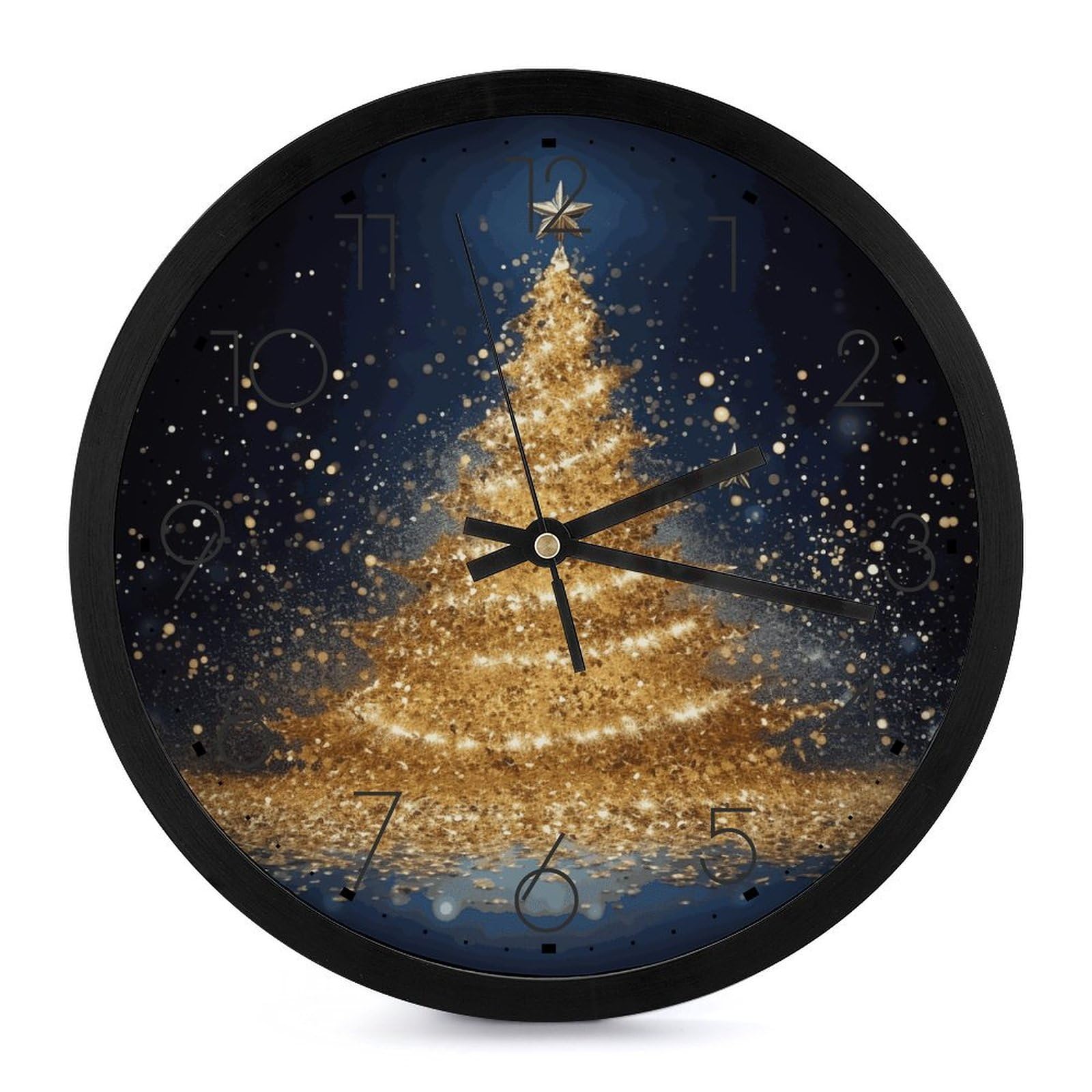 Horloge murale silencieuse à grands chiffres pour un sommeil préservé