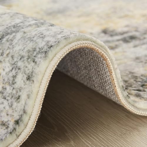 Miniatura 6 de Alfombra de área para sala de estar 3 x 5, alfombra pequeña y suave para interiores, moderna alfombra de decoración abstracta con respaldo de goma