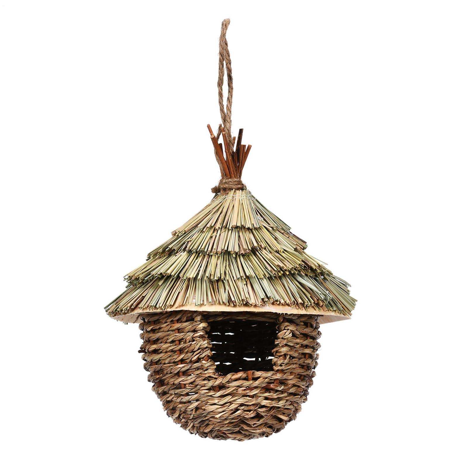 dowuiii Hand Woven Hummingbird Houses, Creative Handmade Bird Nest, Hanging Bird Nesting For Home, Patio, Porch, Tree, Courtyard, Yard, Tree, Garden