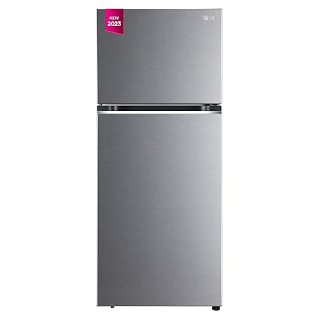 LG 380 L 2 Star Frost-Free Smart Inverter Double Door Refrigerator (?GL-N412SDSY, Dazzle Steel, Express Freeze)